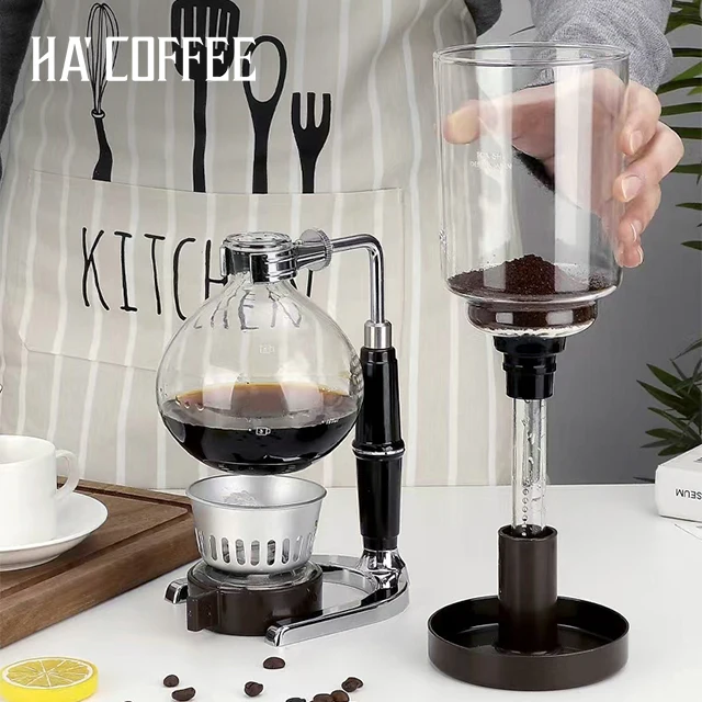 5-чашка кофе сифон Настольный кофеварка Сифон