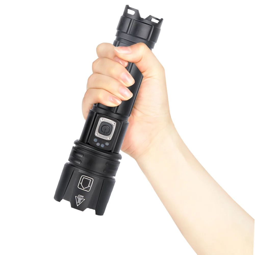 P50 glare tactical flashlight USB charging outdoor camping light adventure special torch flash light