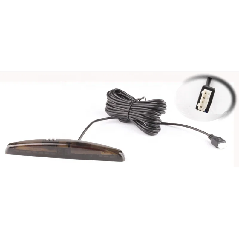 
LED display Car Parking Sensors 4 Radars Automobile Parkmaster Car-detector Parktronic Alarm Black white Grey 
