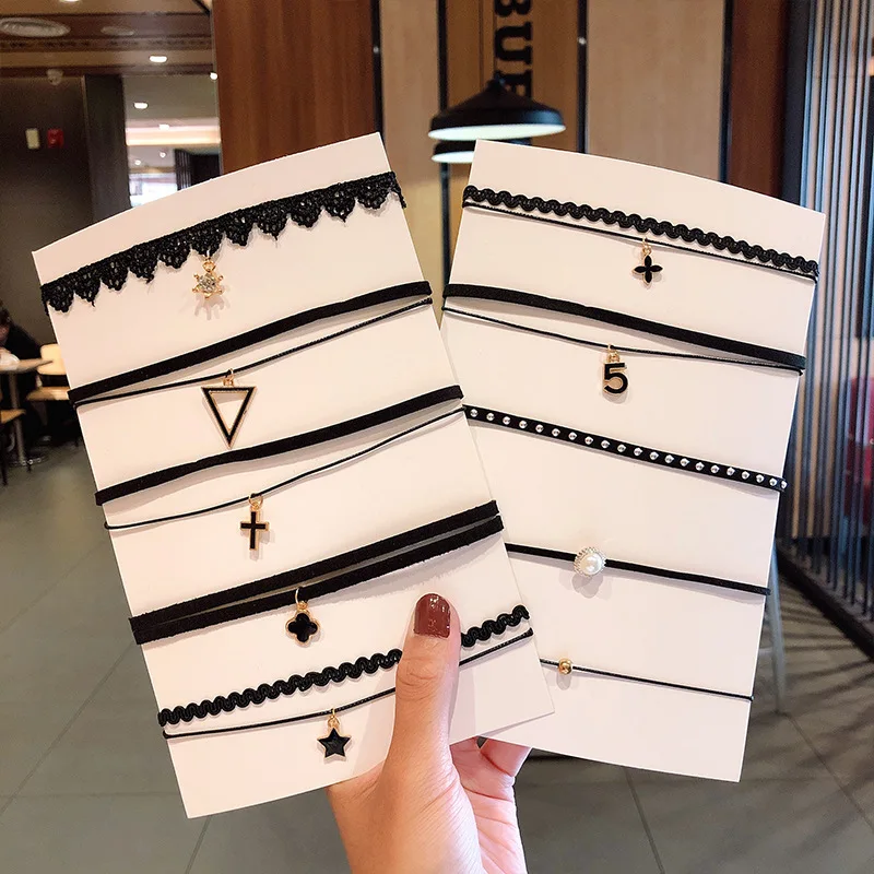 
New Lace Ladies Necklace Girls Clavicle Chain CHOKER Neck Simple Fashion Popular Jewelry 