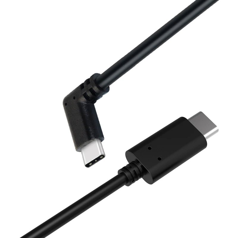 Кабель для ноутбука/мобильного телефона, 90 градусов, прямоугольный угловой, 3 А, ток, длинный, usb c 3,2 Gen 1 C
