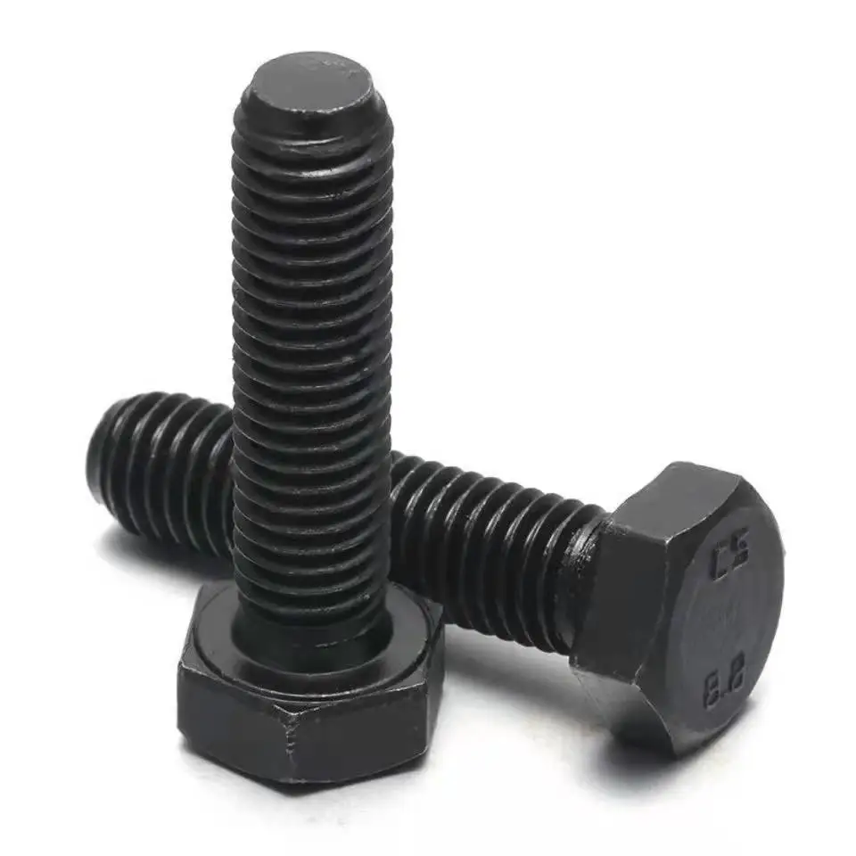 Din 931 Din 933 M8 Hexagon Head Bolt Grade 4.8/ 8.8/ 10.9/ 12.9 Half Thread Hex Bolt And Nut