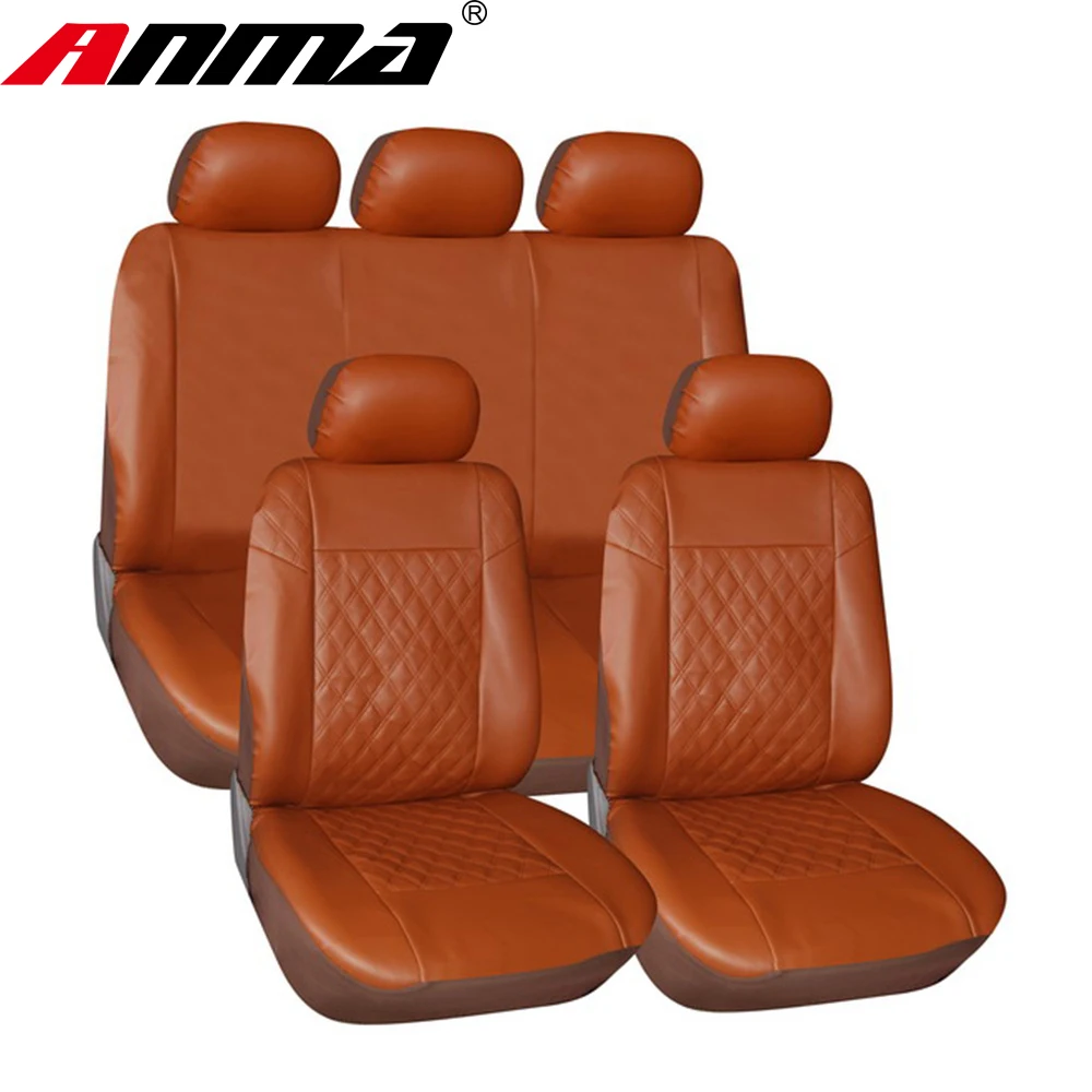 Универсальный высококачественный кожаный чехол для автомобильного сиденья