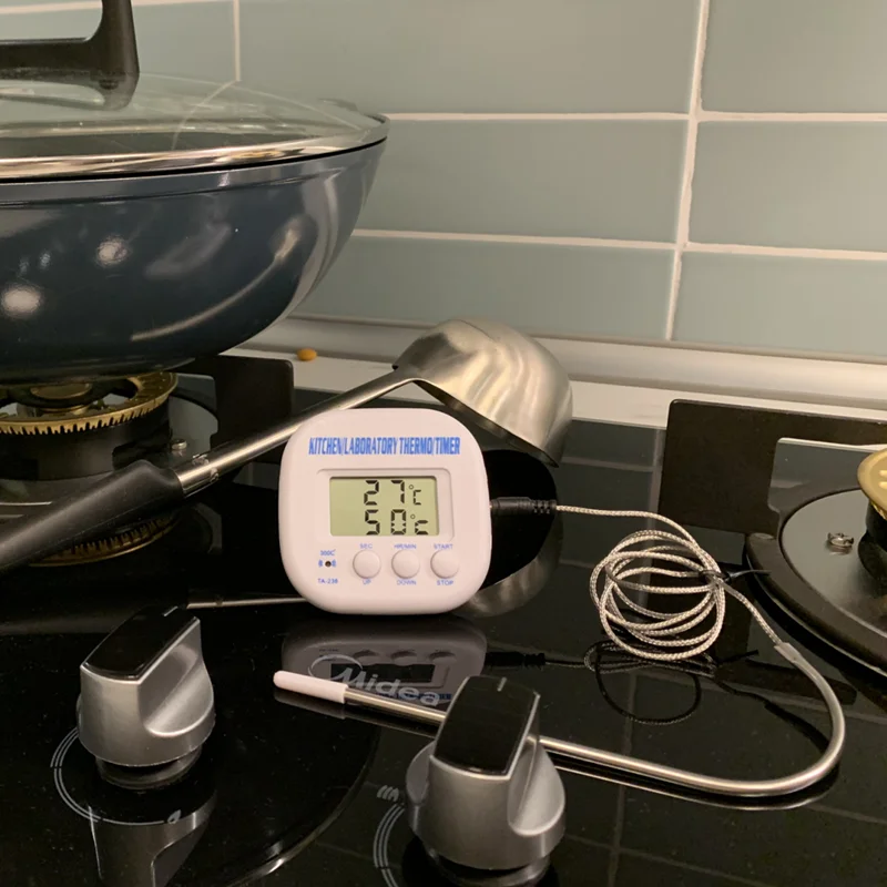 Household Electronic lcd monitors Digital Food Meat Kitchen Thermometer Probe Cook Waterproof BBQ Alarm Temperature Instruments