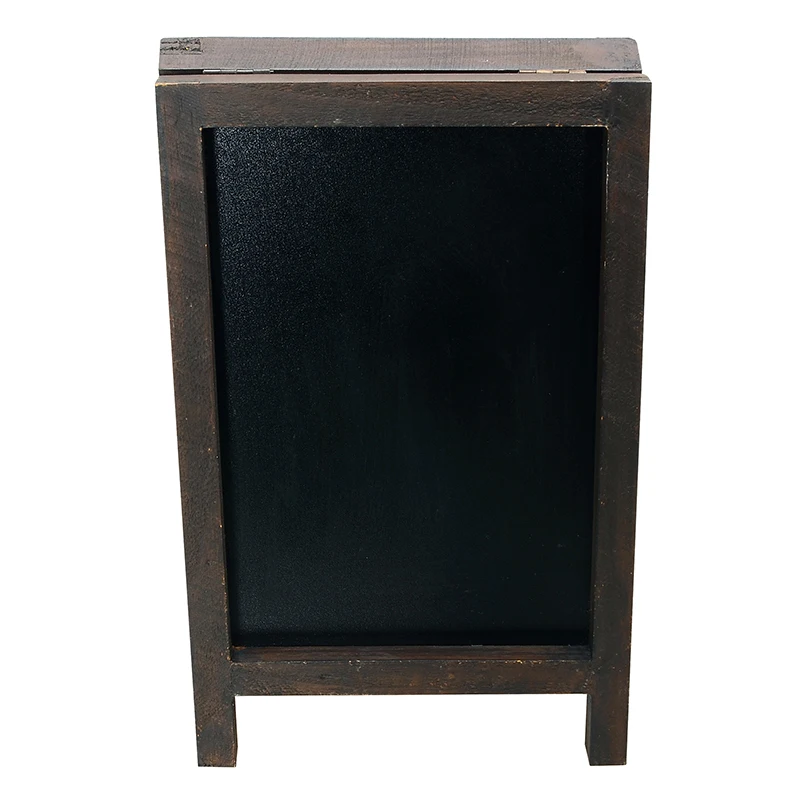 Sustainable Wood and MDF A Frame Double Sided Easel Style Chalkboard for Menus Wedding Announcements  Home Use