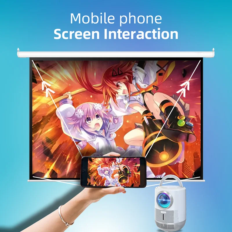 280ANSI Lumens Native 1080p Wifi Android Projector Full Hd Beamer Video Led Lcd Projector Mini Home Theater 4k Projector