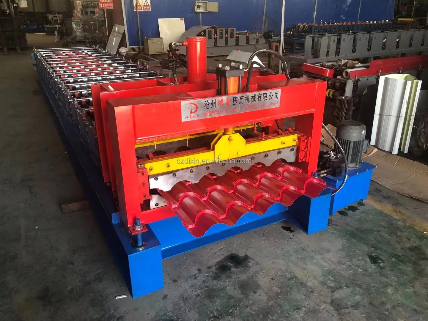 roofing sheet rib type ibr box profile roof tile panel making roll forming machine machinery production line