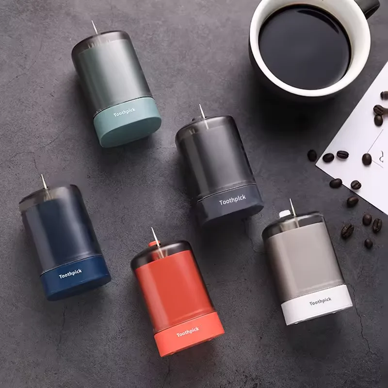 Wholesale Hot Sale Automatic Pressing Toothpick Box Pop-up Toothpick Holders Restaurant Home