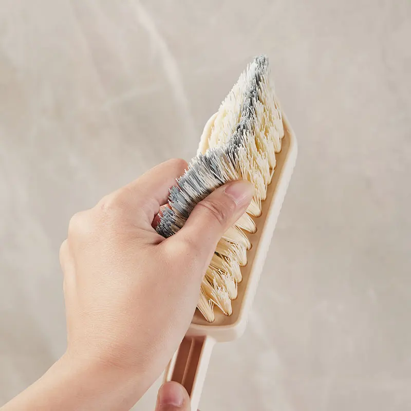 Long-Handled Hard Bristled Dust Brush Plastic Porcelain Kitchen Bathroom Plate Dead Corners Cleaner Window Hard Surface Cleaning