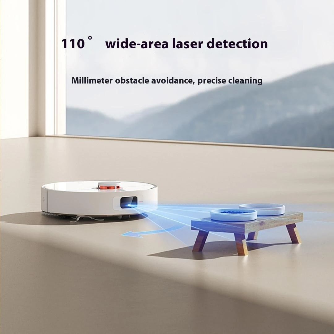 Xiaomi Mijia sweeping and mopping robot H40 smart vacuum cleaner 6000Pa suction 4L water tank  D101CN White