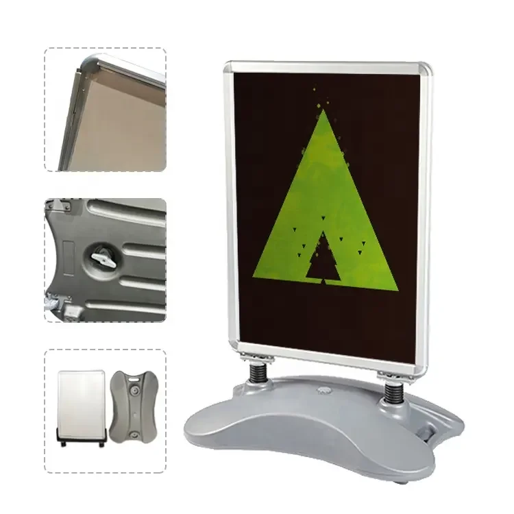 wholesale outdoor advertising display stand waterbase display board pavement sign board poster stand