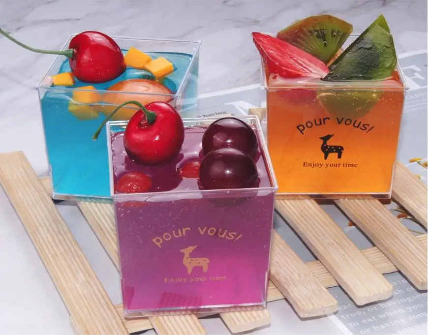 150 ml High Quality Disposable Clear Cup for Pudding Plastic Bottles Acrylic Dessert Cups