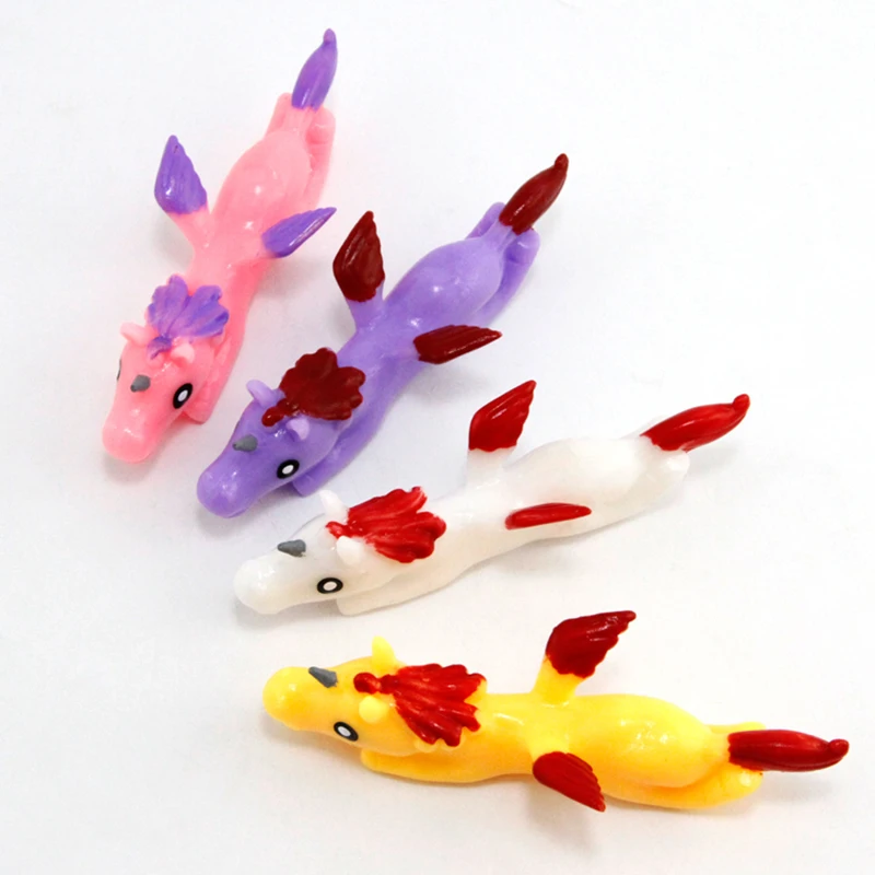 Tpr Unicorn Animals Slingshot Attack Hand Stess Relief Toy Sticky Flying Turkey Catapult Soft Finger Stretchy Slingshot Capsule