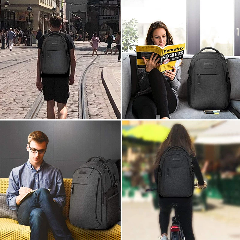 Laptop backpack Multifunctional Waterproof 15.6 Inch Business laptop Backpack with USB Charging Port