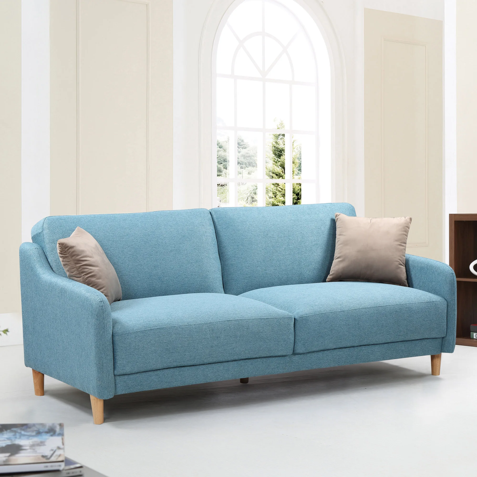 Мебель для гостиной в скандинавском стиле, секционный тканевый складной диван-кровать