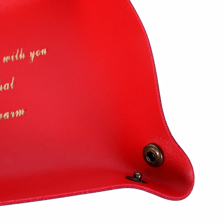 Wholesale OEM/ODM Waterproof Leather 18*18cm square PU storage box For Sale