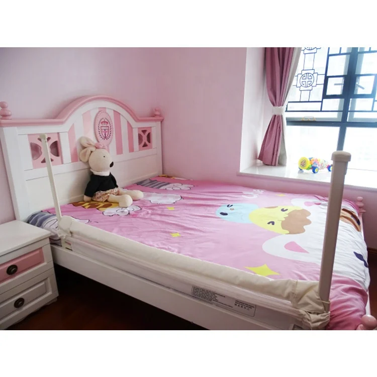 China High Quality Baby Safety Fence Height Adjustable Baby Bed Rail Baby Guard Rail Safety Protection Fence