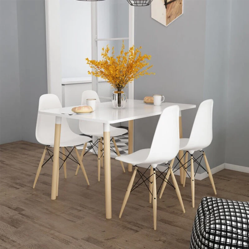 2023 New Marble Top And Metal Leg dinning furniture and cheap chairs home kitchen dining table set