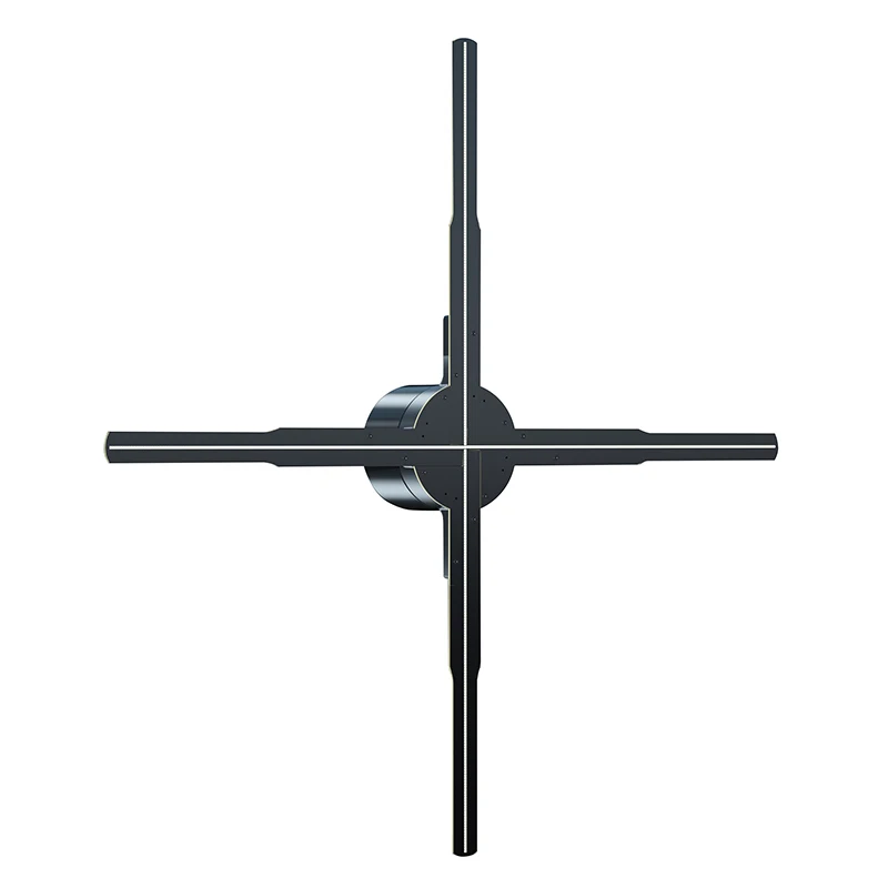 Led holographic fan 3d wifi hologram projector display adverting fan for shopping mall