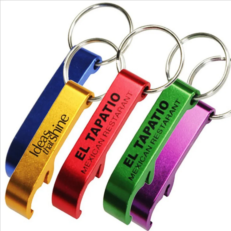 Promotional Mini Bulk Custom Logo Bottle Opener Key Ring