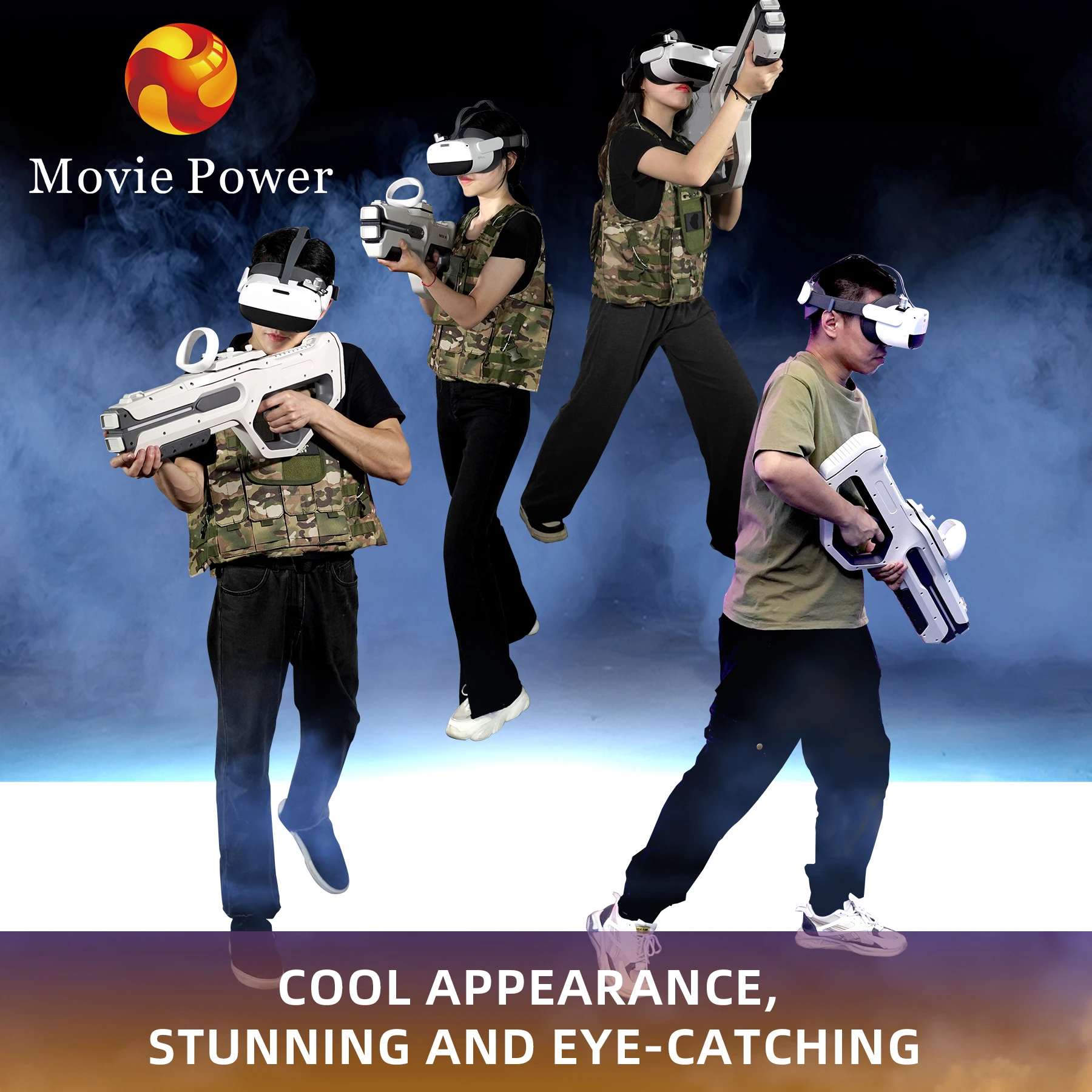 vr shooting game machine virtual reality simulator vr/ar/mr equipment for vr park
