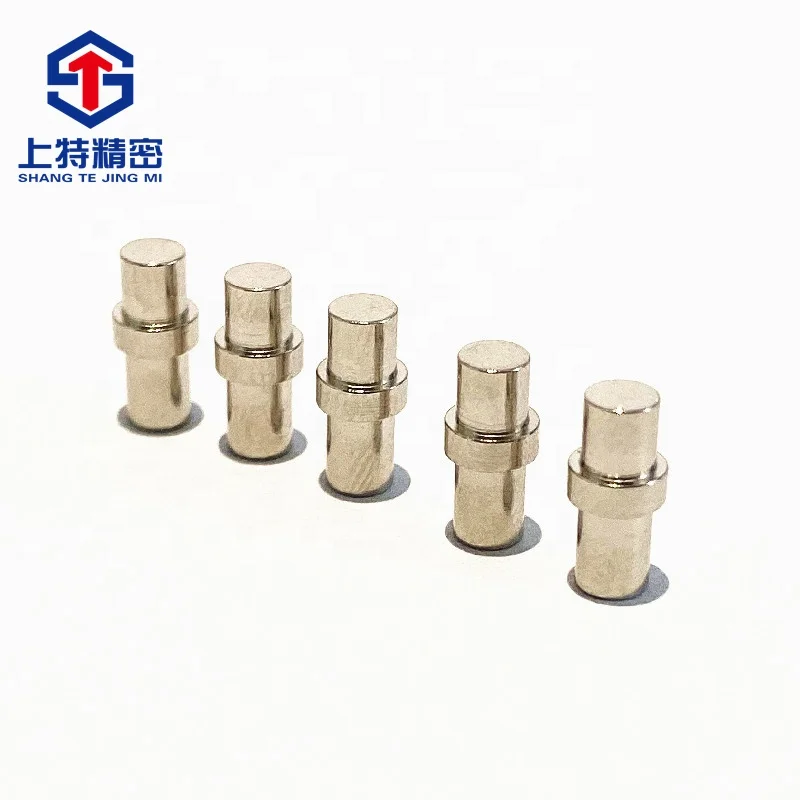 Smart Home Wearable Devices Conductive Copper Pillar Stainless Steel Double Shock Terminal