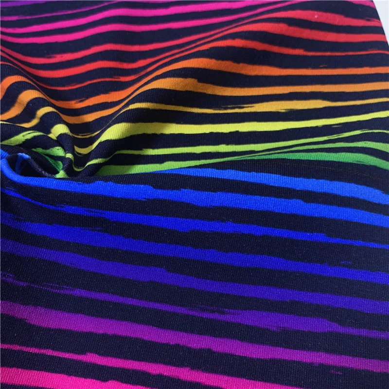 2021 good price  customization 250gsm bamboo cotton spandex  knit fabric for clothes
