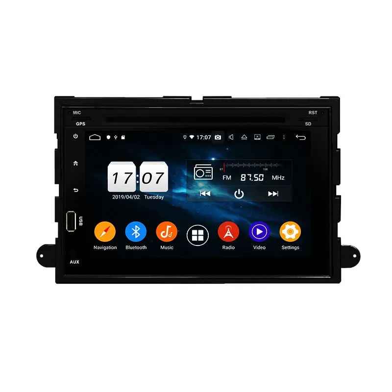 KD-7204 Android 10 PX5 Octa Core Car Radio Dvd Player For Fusion/Explorer/F150/ Edge/Expedition 2006-2009