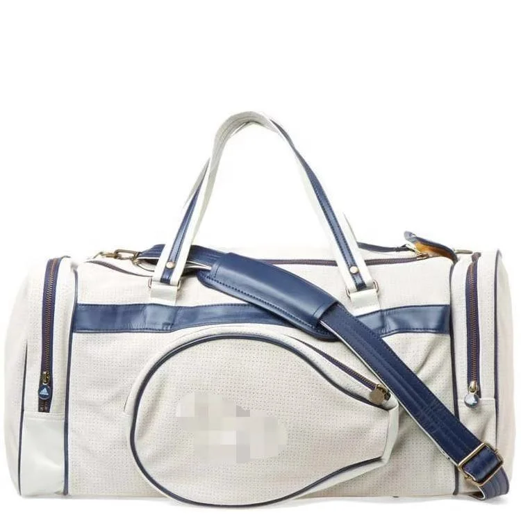 Wholesale Retro Leather Tennis Bag sports duffel bags
