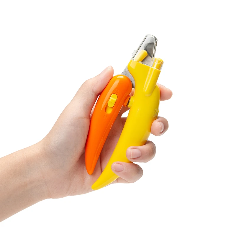 amazon hot selling dog cat pet nail clipper with led light