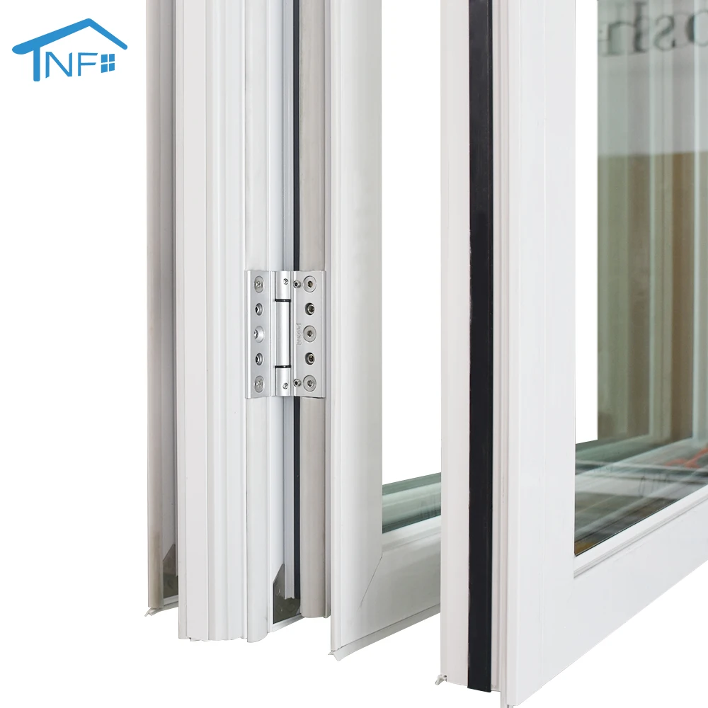 NF Florida Approval Cheap Aluminium Exterior Accordion Folding Glass Panoramic Bifold Doors Panoramic Bifold Doors