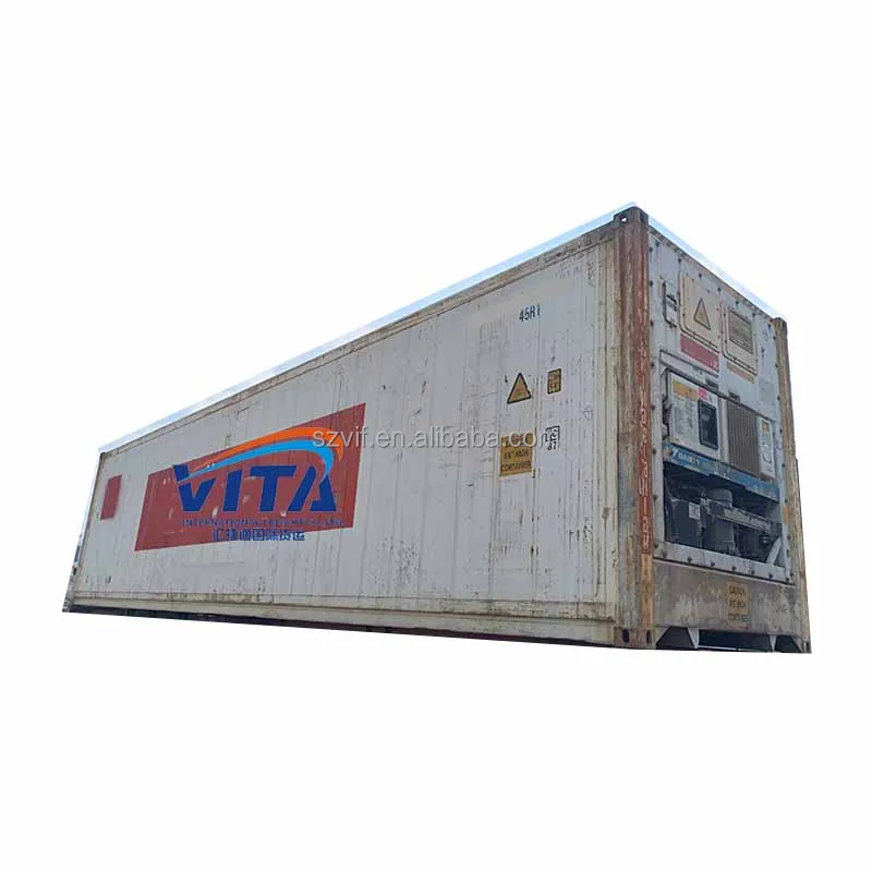 Refrigerated Container Reefer Container 40 Feet Second Hand Shipping From Ningbo Shanghai Qingdao
