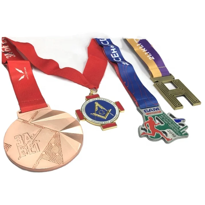 hot sale  custom medal free engraving logo campaign festival event carnival medals with custom ribbon