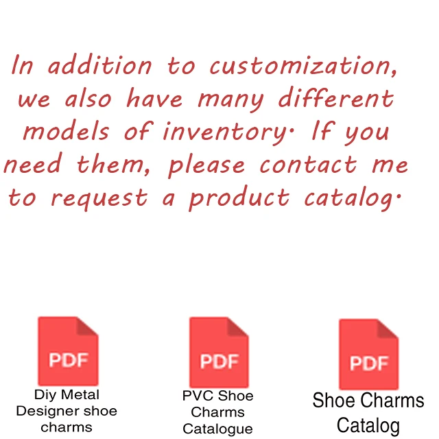 Wholesale Designer Charms For Bracelets Luxury Clog Metal Design Shoe Buckle Decoration Custom Brand Accessories Charms