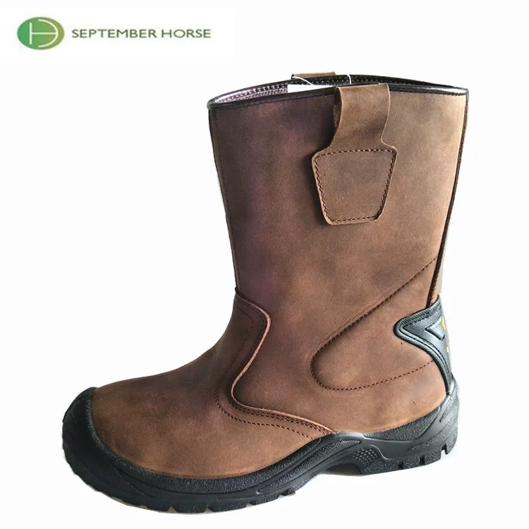 Western work cowboy half fashion wellington boots for men shoes
