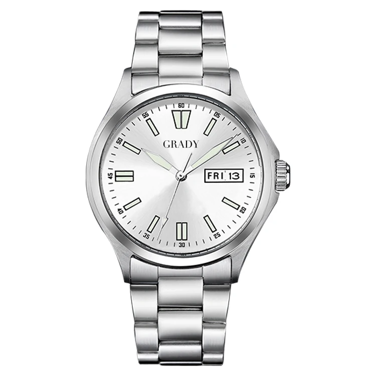 Factory Wholesale Reloj Hombre Stainless Steel 5ATM Water Resistant Luxury Business Men Bracelet Watches