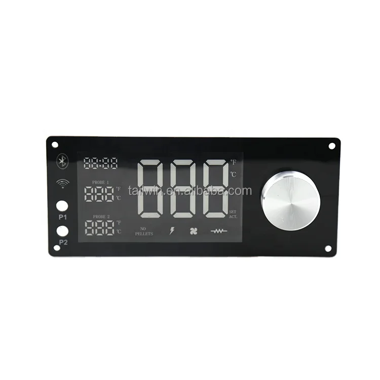 
Wood Pellet BBQ grill controller 110V~240V preset Bluetooth WiFi timing PID multi-probe temperature measurement 