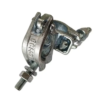EN 74 Class B joint pin swivel double steel coupler drop forged coupler with tube
