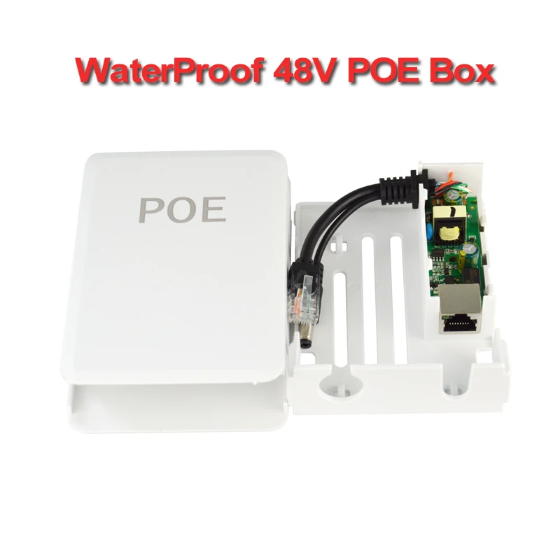 Active POE Splitter Waterproof 48V POE 10/100M Input To DC Output 12V For IP Camera/Wireless AP/CCTV