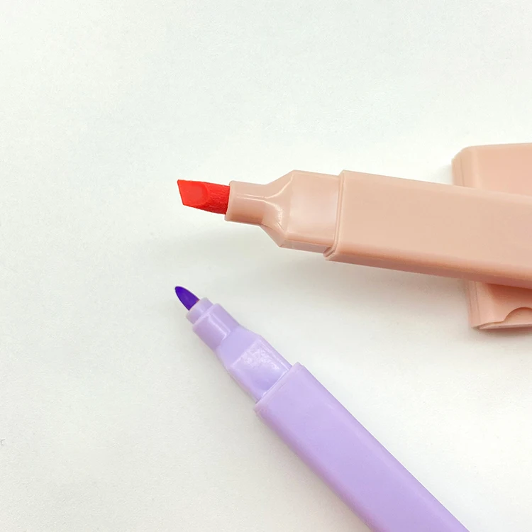 Оптовая продажа, нетоксичный флуоресцентный маркер, стираемый школьный маркер на водной основе, набор маркеров для детей