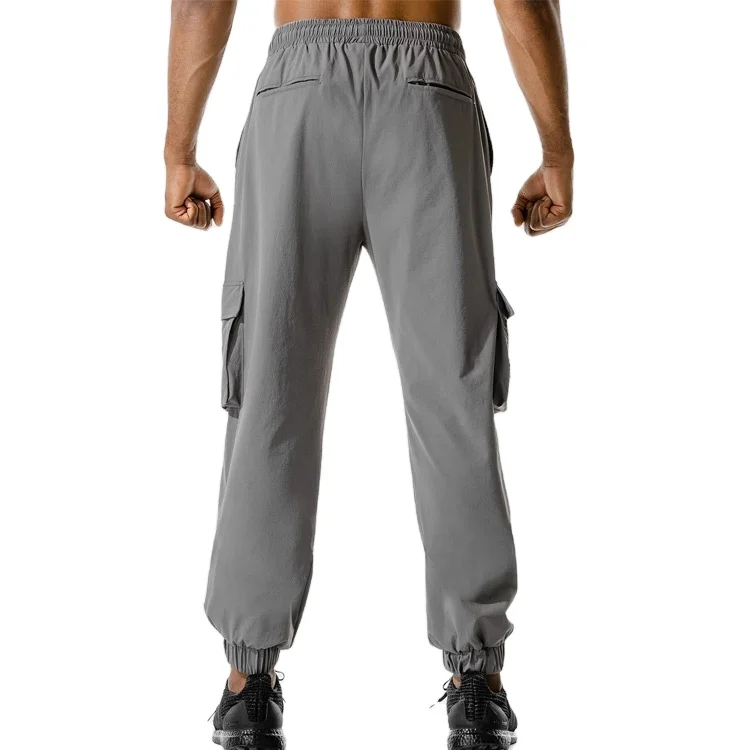Custom Summer Thin Sweatpants Male Jogging sweat  Pants men  Running Training Pocket Casual Fashion Design Men Joggers