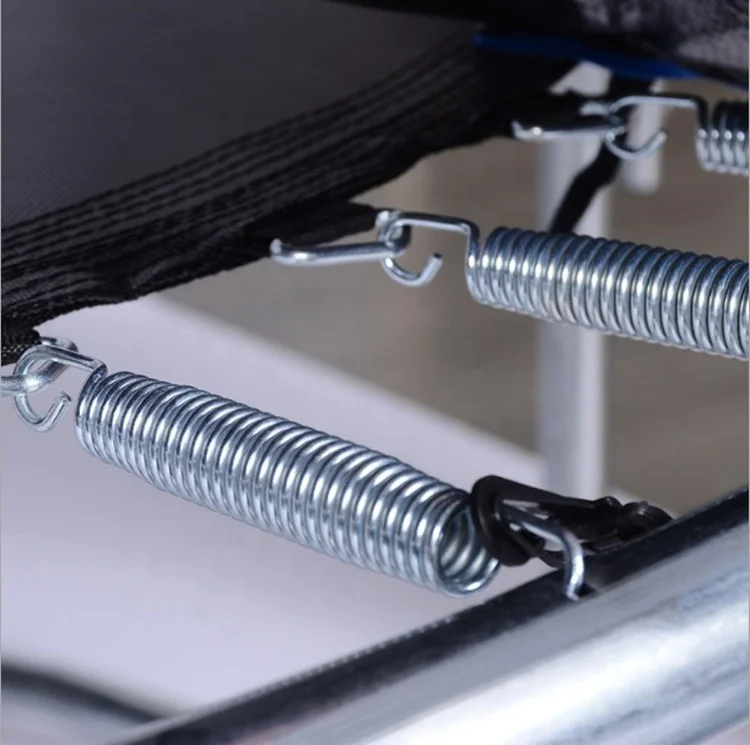 outdoor gymnastic fabric 10ft 12ft 16ft round park trampoline with tent enclosures slide ladder for adults