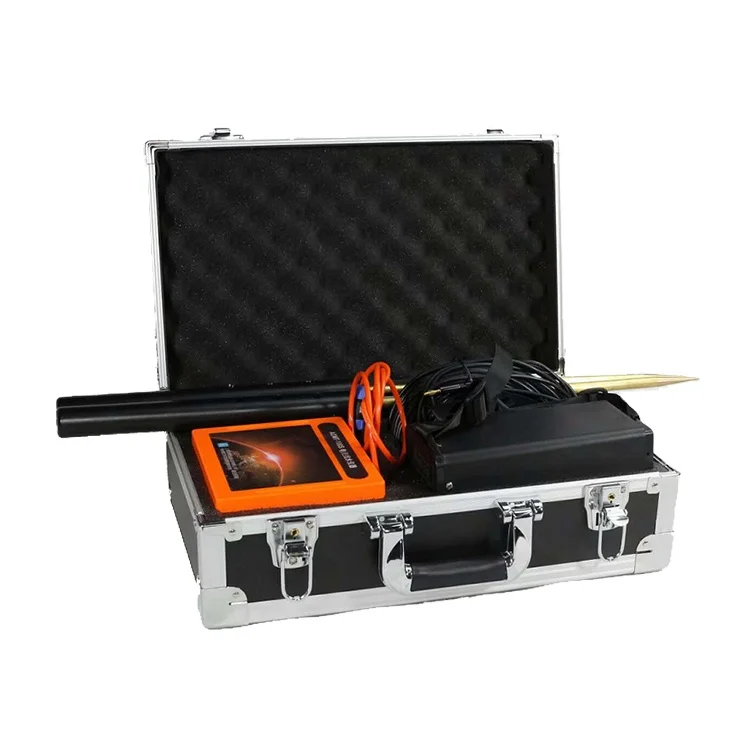 Mobile phone precise positioning water detector with 200m depth