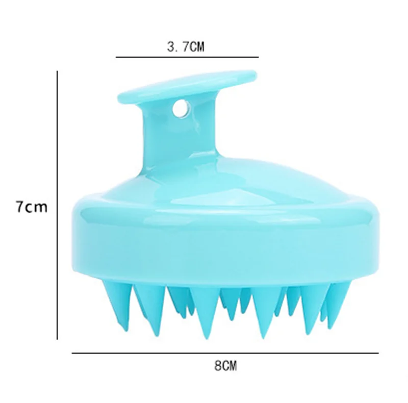 Silicone Head Hair Shampoo Scalp Massager Brush Massage Scalp Shower Brush, Silicone Brush For Shampoo