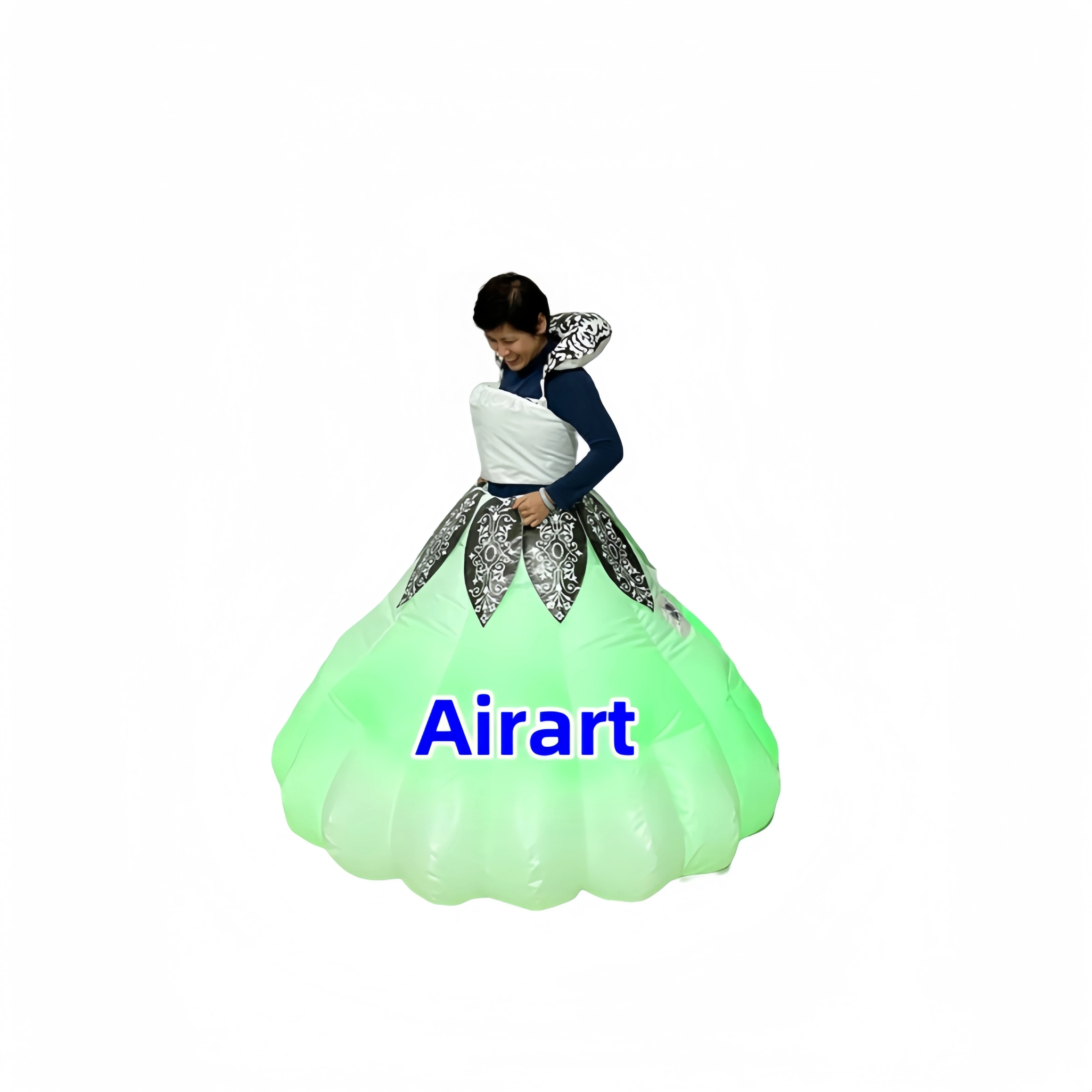 Adult Fashion Show Stage Performance Inflatable Modern Costumes Dance Dress Suit