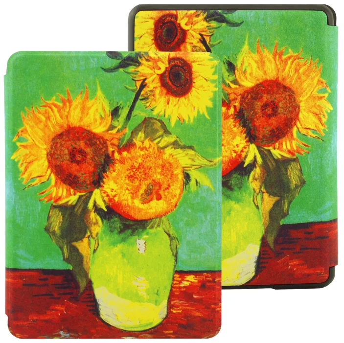 
Aicoo Wholesale Flip Case Cover for Kindle Paperwhite 4 Colorful Painting TPU Shell For Kindle Paperwhite 4 10th 2018 