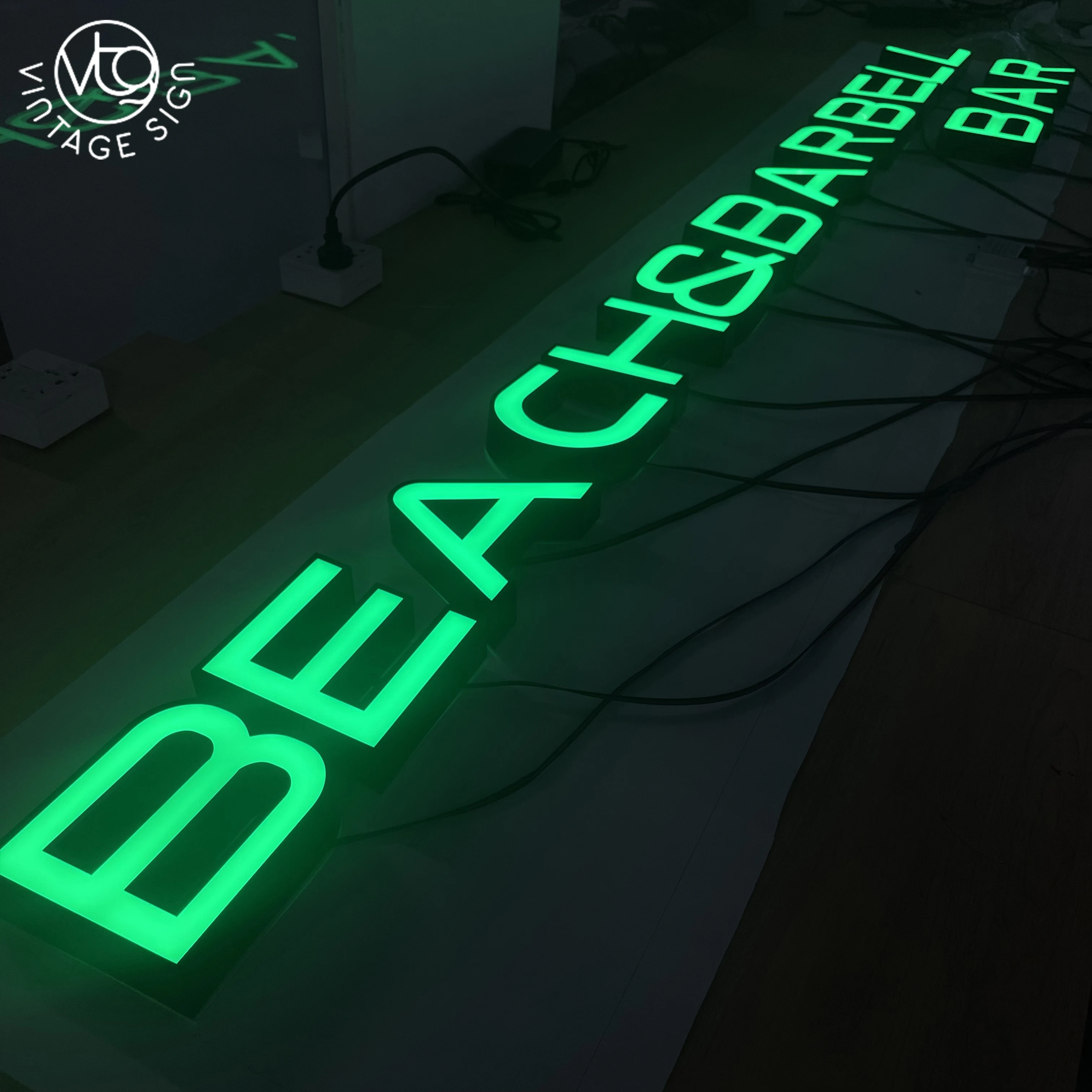 Free Design 3d Letter Hang Numbers Glow Track Advertising Aluminum Plastic Led Sign Letters With Factory Prices
