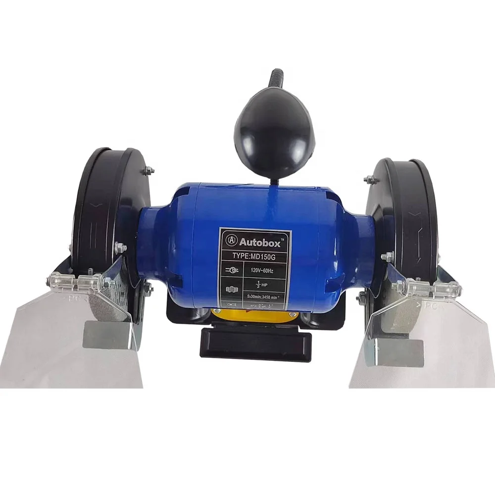 Industrial Electric Double Sand Wheel Wood Metal Polishing Bench Grinder Grinding Machine