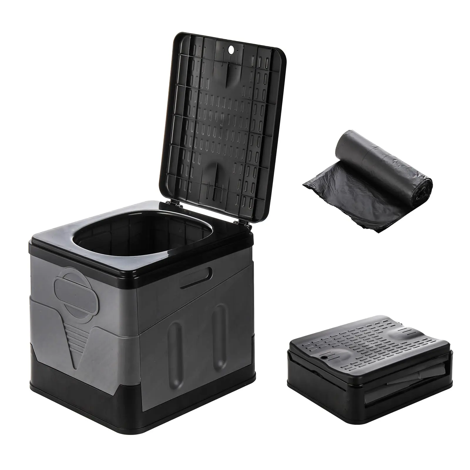 Best Selling Product 2024 Durable Foldable Car Travel Toilet Adults Potty with Carry Bag for Camping