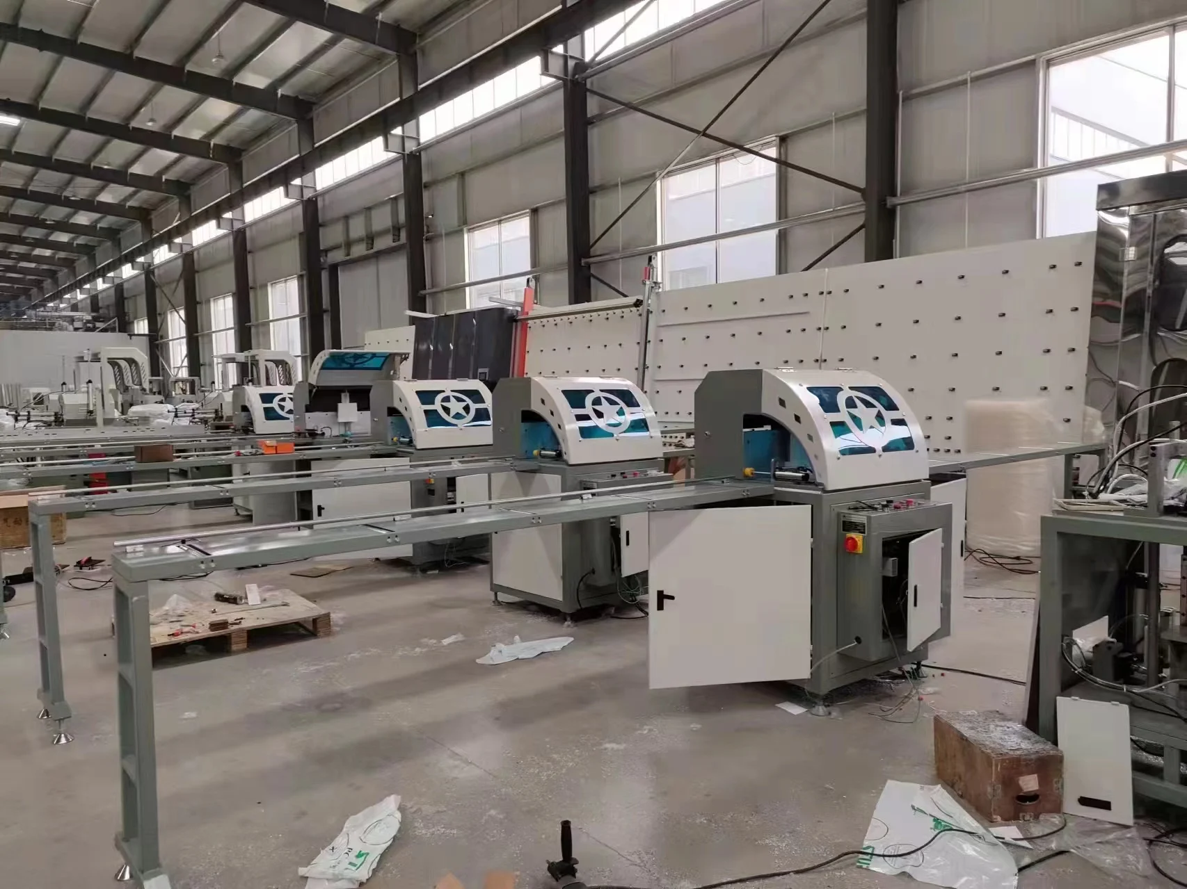 Economical Single Head Manual PVC UPVC Saw Machine New Used Aluminium Profile Cutting Manufacturing Plant Italy Motor Bearing
